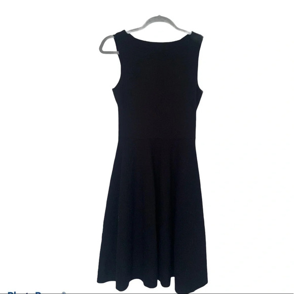 Milly Fit 'N Flare black knotted keyhole dress - Picture 6 of 6